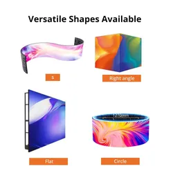 Flexibles P2.5 Indoor-SMD-LED-Displaymodul für kommerzielle Anwendungen in hoher Auflösung und voller Farbdarstellung