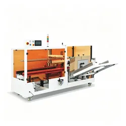 Verpackungsmaschine zum Zerlegen und Formen von Verpackungskartons mit Kartontransportlinie