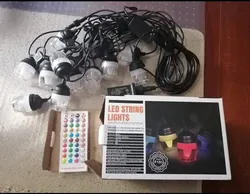 RGB LED Lichterkette Musik Fernbedienung APP Steuerung