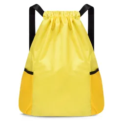 2024 Individueller faltbarer wasserdichter Drawstring-Rucksack Gym-Schnurbeutel