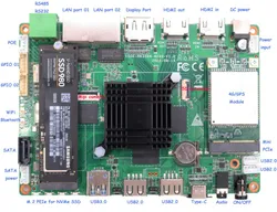 Mekotronics R58X Tek Kart Bilgisayar Rk3588 Mini PC 8+64G