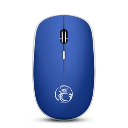Mouse Gamer Sem Fio Recarregável com Logotipo Personalizado e Luzes LED