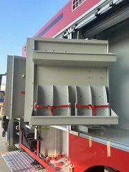 Rack di stoccaggio rotante personalizzato per veicolo antincendio con fabbrica