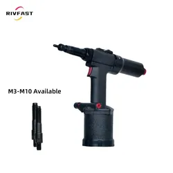 Pistola de Rebites Pneumática Durável para Porcas de Inserção, Capacidade Rivnuts M3- M10