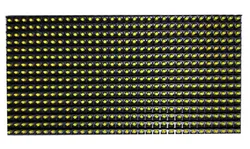 Módulo LED de Texto Amarelo Rolante à Prova d'Água para Exterior P10 DIP