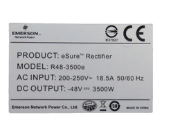 Modulo di rettifica Emerson R48-3500e Modulo di rettifica Vertiv R48-3500e Modulo di rettifica R48-3500e CC 48V-3500W Rigenerato Usato