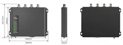เครื่องอ่าน RFID ระยะไกลที่อ่านได้รวดเร็ว การจัดการแท็ก UHF
