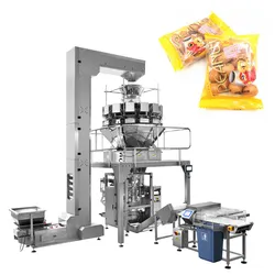 Automatische Mehrkopf-Reis-Zucker-Popcorn-Puff Lebensmittelverpackungsmaschine