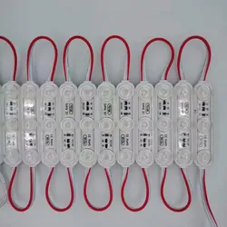 3 LED-module licht met lens 12V DC 6500K Witte ultrasone LED-module voor reclamebord IP65 LED-modules waterdichte LED-module