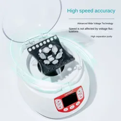 Macchina Micro Centrifuga di Dimensioni Pocket - Spinner Compatto per Campioni di DNA/RNA