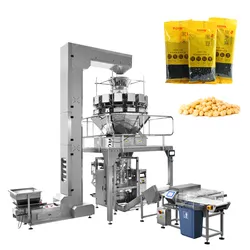 Automatische Mehrkopf-Reis-Zucker-Popcorn-Puff Lebensmittelverpackungsmaschine