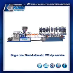 Einzelne Doppel-Farben Automatische PVC DIP Spritzgießmaschine