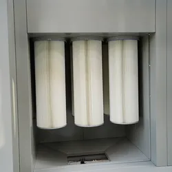 Cabine de Pulverização de Revestimento em Pó com Filtro Automático Aplicar Linha de Revestimento Eletrostático