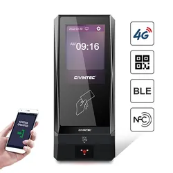 CT9 Außenbereich All-in-One Besucherzugangskontrolle RFID-Kartenleser IC/NFC APP Smart QR-Code Zugangskontrollsystem