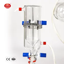 Bộ chưng cất đường ngắn và chiết xuất tinh dầu với nhiều bình nhận cho chưng cất nhiệt độ cao