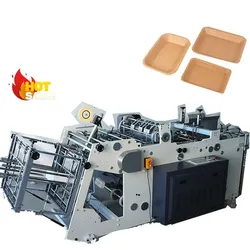 Máquina Popular Automática de Fabricação de Caixas de Almoço para Viagem Máquina de Fabricação de Caixas de Almoço Descartáveis