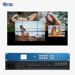 4K60 Processador de Vídeo para Centros de Comando Processador de Vídeo com Transparência em Múltiplas Camadas