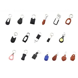 Portachiavi in pelle personalizzato RFID per sistema di controllo accessi