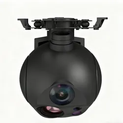 Gimbal a tre assi avanzato con sistema di illuminazione triplo