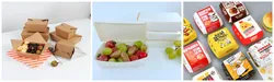 Multifunktionale Mittagsbehälter Papier Takeaway Box Aufrichtmaschine