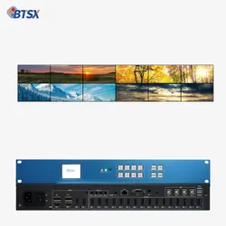 4K60 Processador de Vídeo para Centros de Comando Processador de Vídeo com Transparência em Múltiplas Camadas