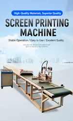 Impressora para Impressão em Tela Máquina Automática de Serigrafia com Sistema de Secagem