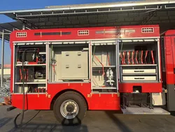 Stahl maßgeschneiderter Feuerwehrfahrzeug drehbarer Lagerregal
