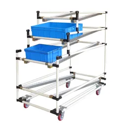 Sistema de Almacenamiento de Estanterías de Tubos Livianos Premium para Manejo de Materiales