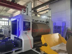Paperschneidemaschine Papierrollen-Schneider-Wickelmaschine Papierverarbeitungsmaschine Papierschneider-Maschine Doppelbodenrollen Papierwickelmaschine