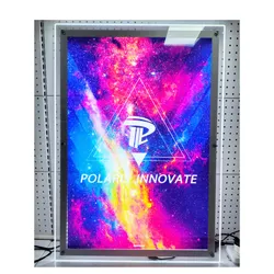 Beleuchteter Plakatrahmen LED Menütafel Anzeige Lichtkasten LED Leuchtschild