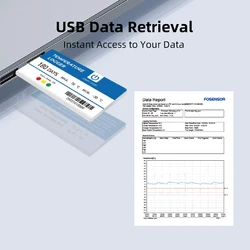Logger di temperatura USB monouso per navigazione