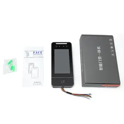 Xface50V Alta Definição 5-Inch Sistema de Controle de Acesso com Registro de Tempo Biométrico