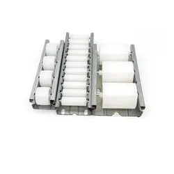 Sistema de Prateleira de Fluxo com Trilho Deslizante Metálico Industrial