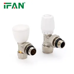 Ifan Heißverkaufs-Radiatorventil Messing-Radiatorventil 1/2 3/4 Zoll Thermostat-Radiatorventil
