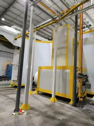 Linha de Pintura em Pó Totalmente Automática com Cabine de Pulverização