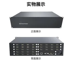 Processador de emenda de LED/LCD Ecrã múltiplo mista de controle de comutação de rede de monitorização de imagem externa da Matriz de decodificação 8 em 16