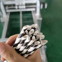 Máquina Automática de Fabricação de Cabeça Afiada para Canudos de Papel