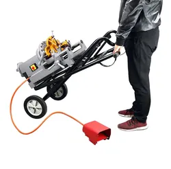 2 Polegada Rosca Automático do Tubo eléctrico e máquina de rosca do parafuso