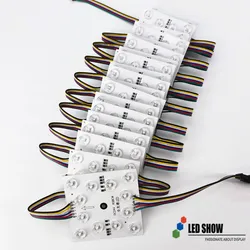Hochhelliges LED-reflektierendes quadratisches RGB+C+W-Blockchain-Modullicht für die Decke