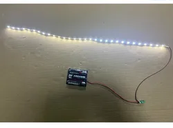 LED-Blitzlicht Einzelne LED-Leuchten Knopfzellenstromversorgung