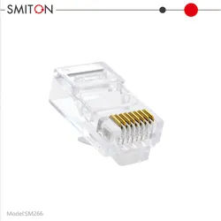 Conector de Cabo de Rede Ethernet RJ45 Conector RJ45 Cat5 CAT6 Conector Plugue Modular