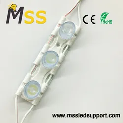 12V Módulos de LED de Injeção com Iluminação Lateral Edge SMD 3LED Modulos 3W 3030 Módulo de LED para Caixa de Iluminação de Dupla Visão