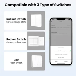 Módulo de Interruptor Inteligente SLS Tuya 2 Módulo de Relé WiFi