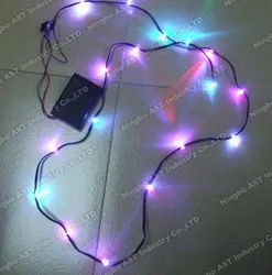 LED-Blitzlicht Einzelne LED-Leuchten Knopfzellenstromversorgung