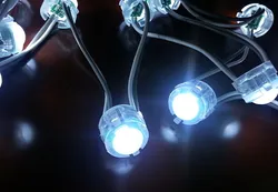 À prova d'água IP67 DC12V Cor Única/RGB 20mm LED de Pixel em Cordão