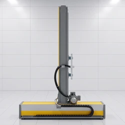 PLC-gesteuerte hin- und herbewegende Pulverbeschichtungsmaschine für gleichmäßiges Pulversprühen von Werkstücken