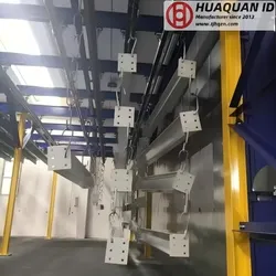 Industrielle Metallteile Pulverbeschichtungsanlage Automatische schnelle Farbwechsel Sprühlinie System