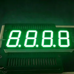 순수한 녹색 0.8 인치 4 디지털 세그먼트 LED 디스플레이 습도 조절용