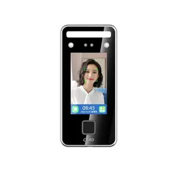 Sistema de Controle de Acesso com Reconhecimento Facial, Impressão Digital, Cartão, Porta Automática de Vidro