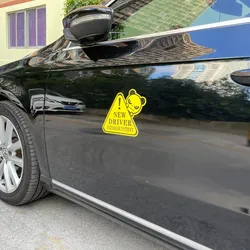 Adesivo Magnético Refletivo Personalizado para Carro de Estudante Motorista